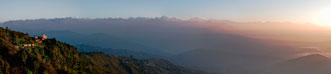 Panorama de Nagarkot - Népal